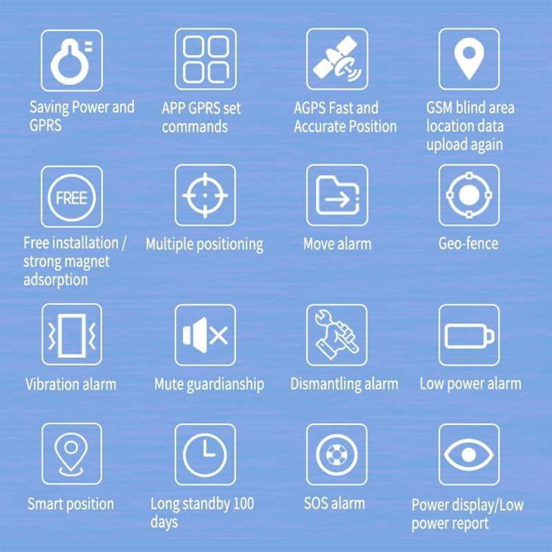 TK202A 4G Car Truck Vehicle Tracking GSM GPRS GPS Tracker Support AGPS, Battery Capacity: 6500mAh