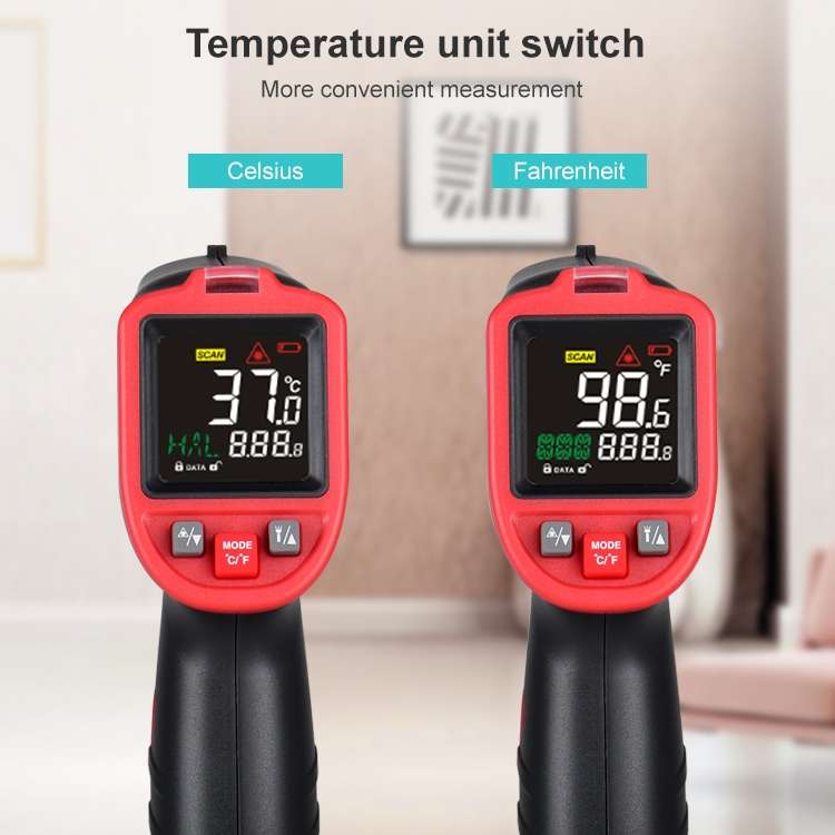 Wintact WT323A -50 Degree C~650 Degree C Handheld Portable Outdoor Non-contact Digital Infrared Ther