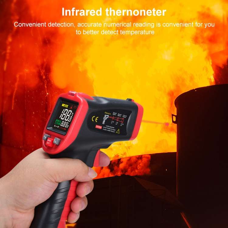 Wintact WT323A -50 Degree C~650 Degree C Handheld Portable Outdoor Non-contact Digital Infrared Ther