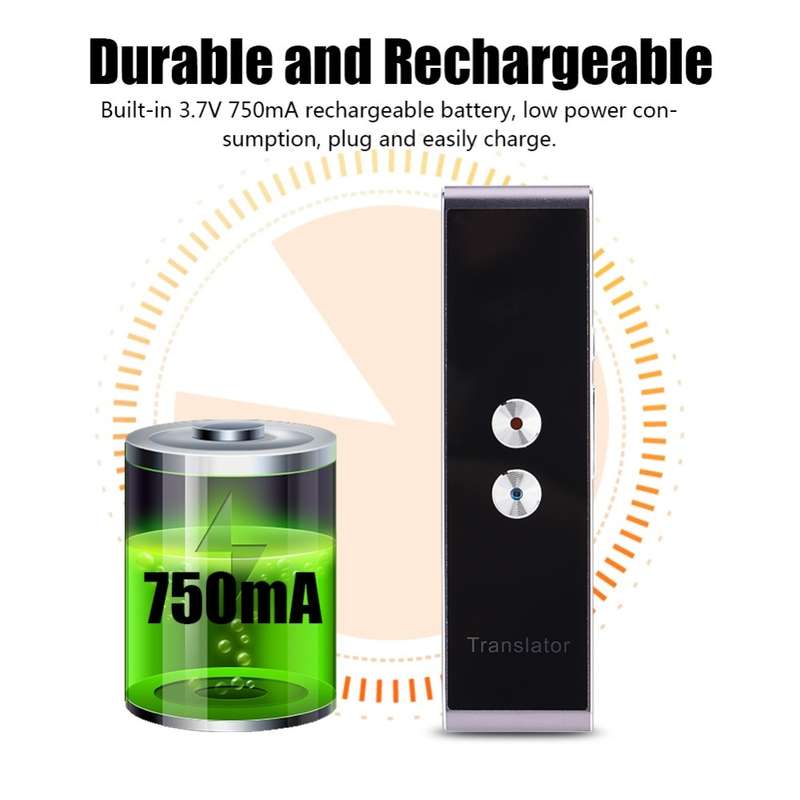 T8+ Portable Smart Voice Translator Smart Business Travel Real Time AI Translator Translation Machin