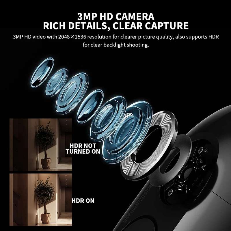 Xiaomi Smart Cat Eye 2 Standard HDR 5 inch 3MP HD Camera 180 Degree Wide Angle Lens 940nm Infrared N