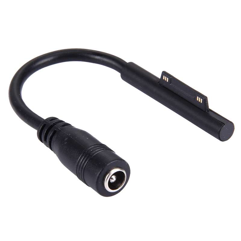 6 Pin Magnetic to 5.5x2.5mm Female Interfaces Power Adapter Charger Cable for Microsoft Surface Pro