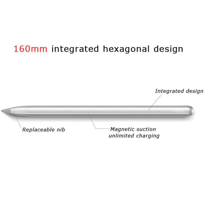 Original Huawei M-Pencil 160mm Stylus Pen + 2 Spare Nibs Set for Huawei MatePad Pro / MatePad(Silver