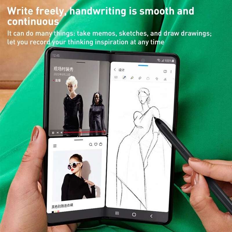 Original Huawei M-Pencil 160mm Stylus Pen + 2 Spare Nibs Set for Huawei MatePad Pro / MatePad(Silver