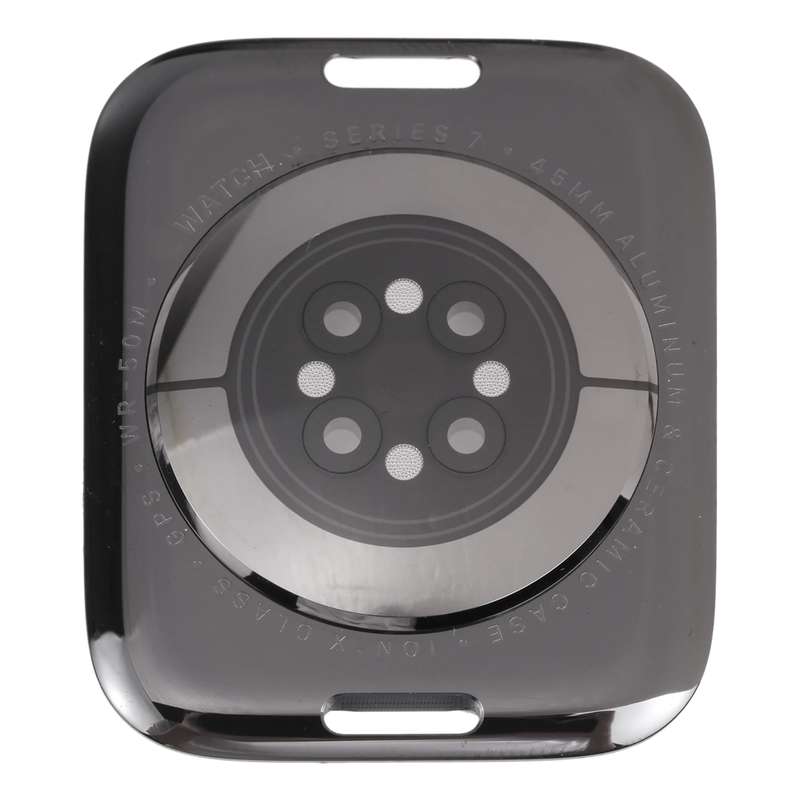 For Apple Watch Series 7 45MM GPS Version Glass Back Cover With Wireless Charging Coil