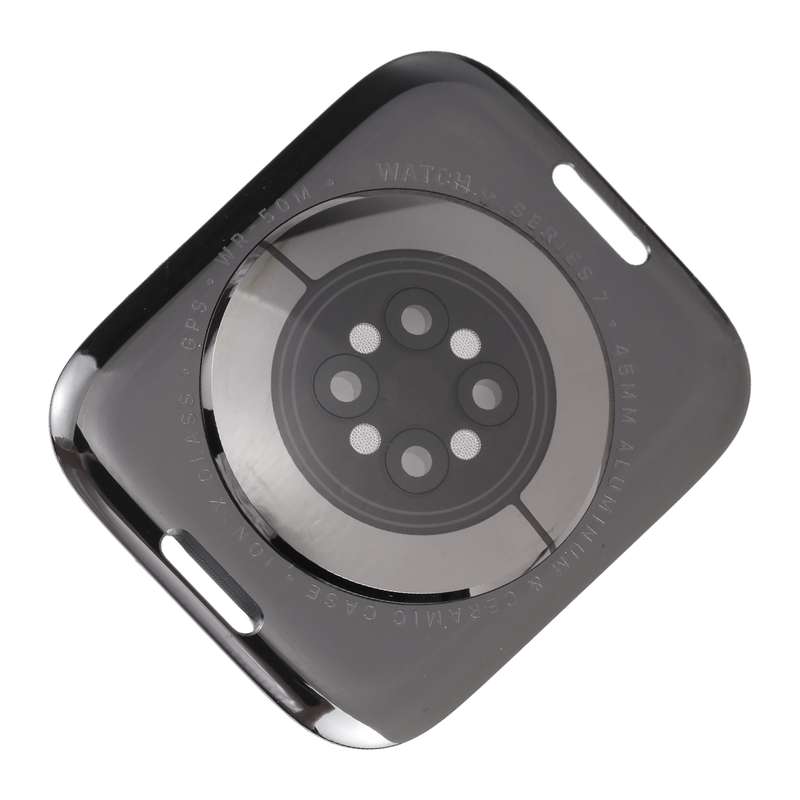 For Apple Watch Series 7 45MM GPS Version Glass Back Cover With Wireless Charging Coil