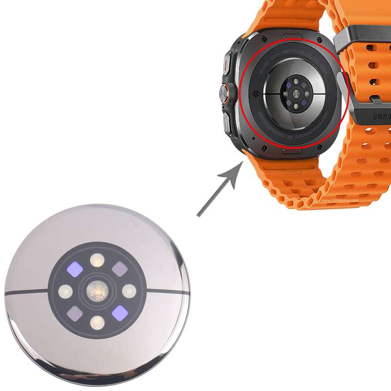 For Samsung Galaxy Watch7 40mm SM-L300 Original Glass Back Cover with Heart Rate