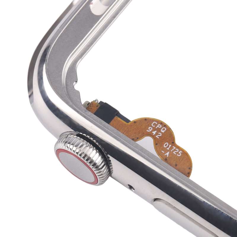 For Apple Watch Series 4 40mm LTE Stainless Steel Middle Frame Bezel Plate with Crown Spin Axis Flex