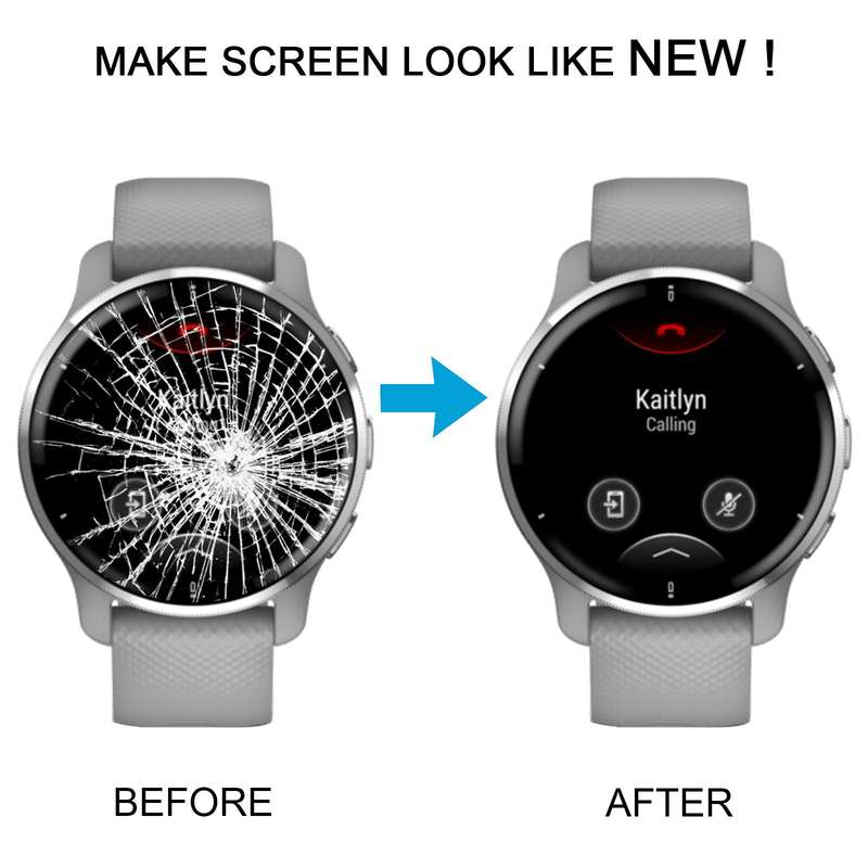 For Garmin Venu 2 Plus Original LCD Screen with Digitizer Full Assembly (Silver)