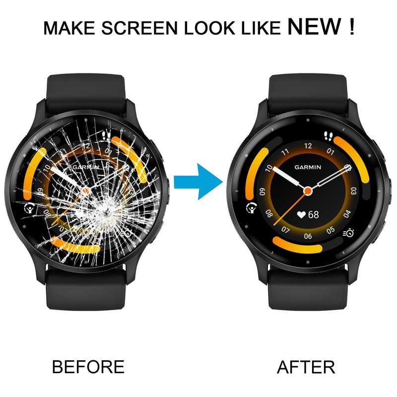 For Garmin Venu 3 Original LCD Screen with Digitizer Full Assembly (Black)