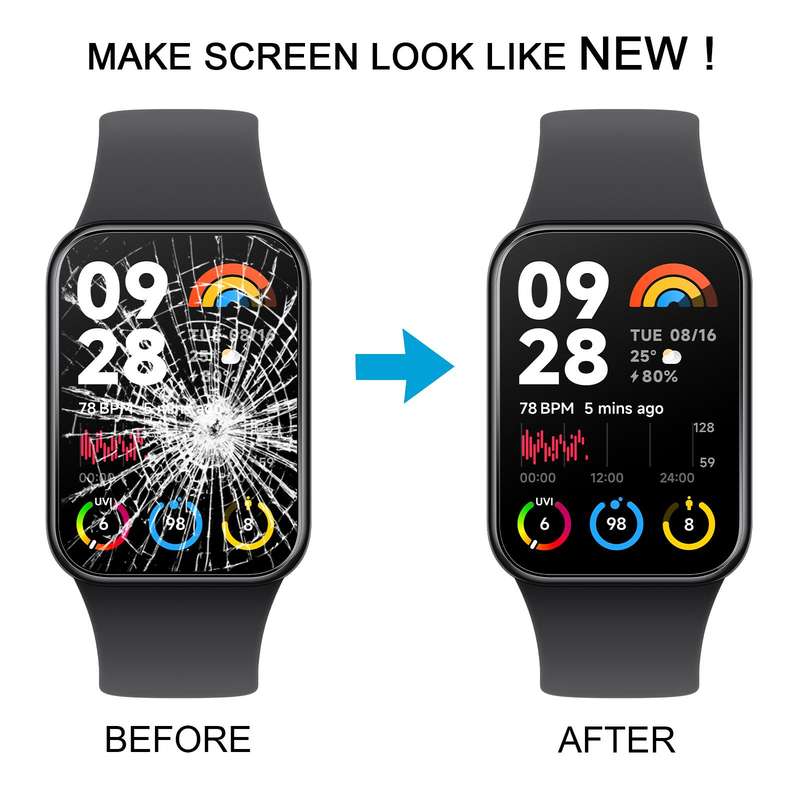 For Xiaomi Mi Band 8 Pro Original Front Screen Outer Glass Lens