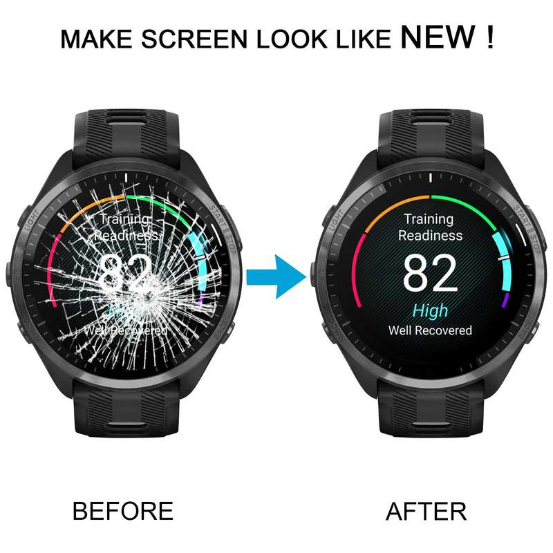 For Garmin Forerunner 965 Original LCD Screen with Digitizer Full Assembly(White)