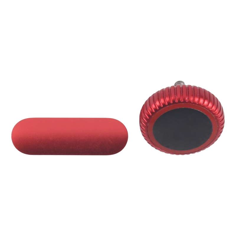 For Apple Watch Series 9 41mm / 45mm GPS Version Watch Crown Nut / Power Button Set (Pink)