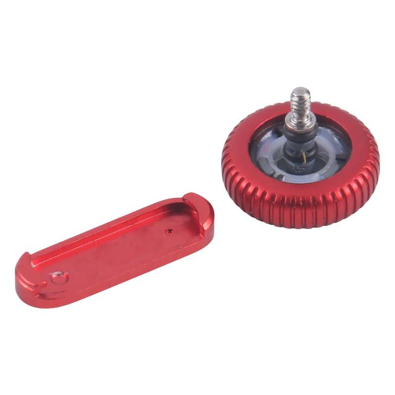 For Apple Watch Series 9 41mm / 45mm GPS Version Watch Crown Nut / Power Button Set (Pink)