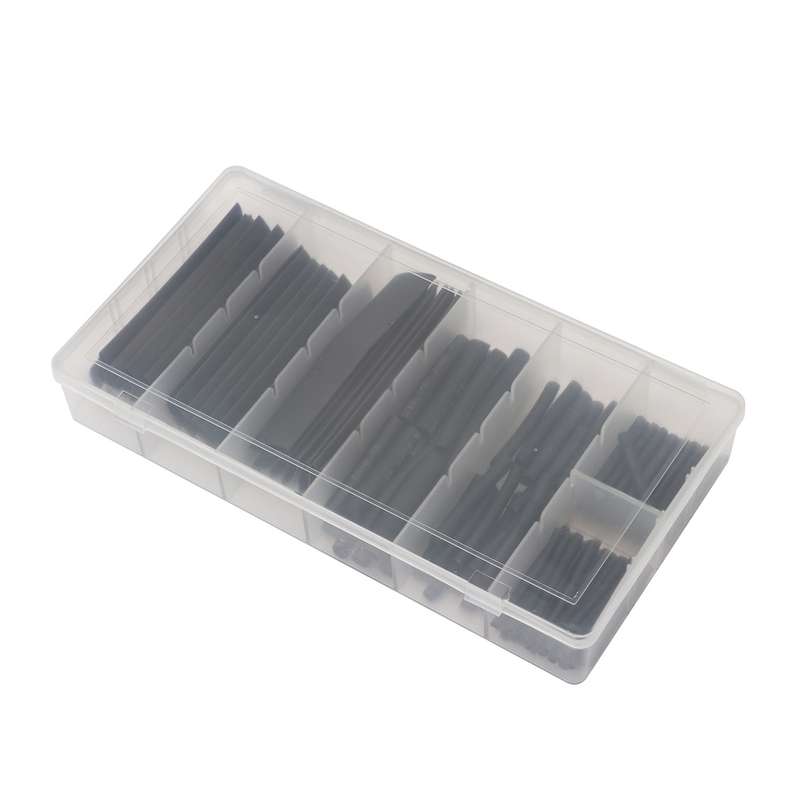 140 PCS / Box Waterproof High Toughness Oxidation Resistance Seal Heat-shrinkable Butt Wire Tube, Ra