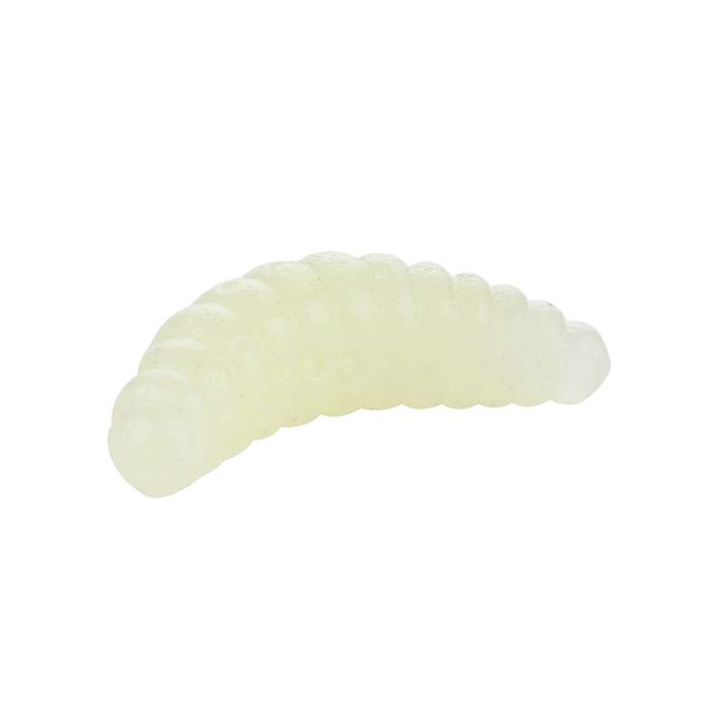 HENGJIA SO106 50 PCS 20mm Simulation Bread Bait Worms Crescent Soft Bait Horseback Fish Worm Bait Fi