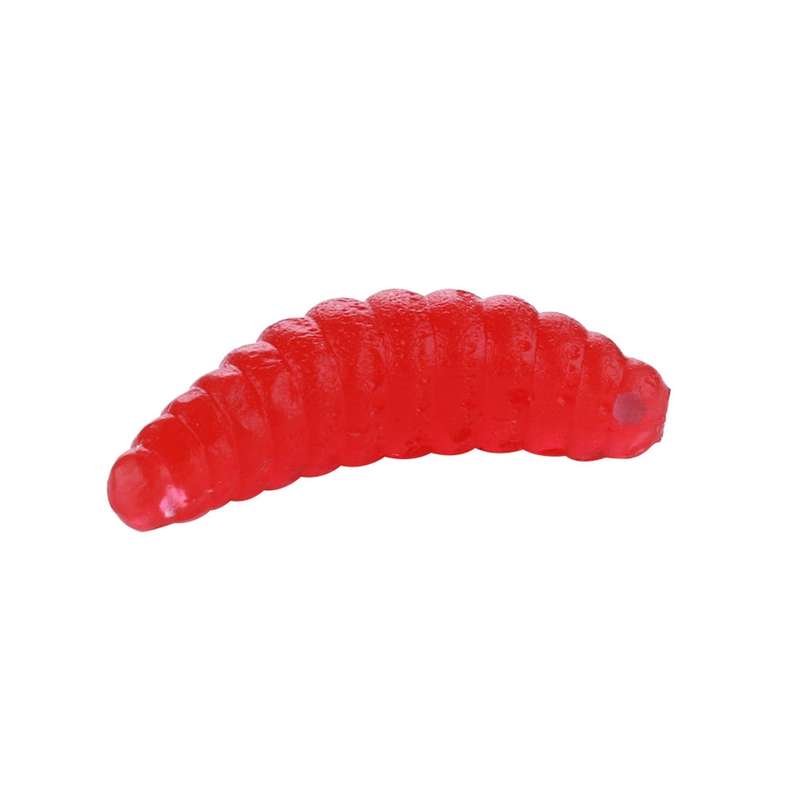 HENGJIA SO106 50 PCS 20mm Simulation Bread Bait Worms Crescent Soft Bait Horseback Fish Worm Bait Fi