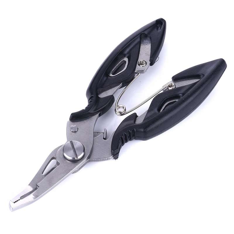 HENGJIA QT014 Multifunctional Stainless Steel Jaw Fishing Pliers Scissors Hook Removal Tool Line Cut