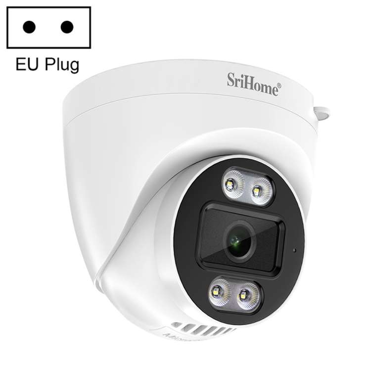 SriHome SH030 4MP 1440P HD IP Camera, Support Two Way Talk / Motion Detection / Humanoid Detection /