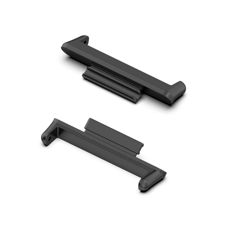 For Huawei Watch Fit 2 2 in 1 Metal Watch Band Connectors (Black)