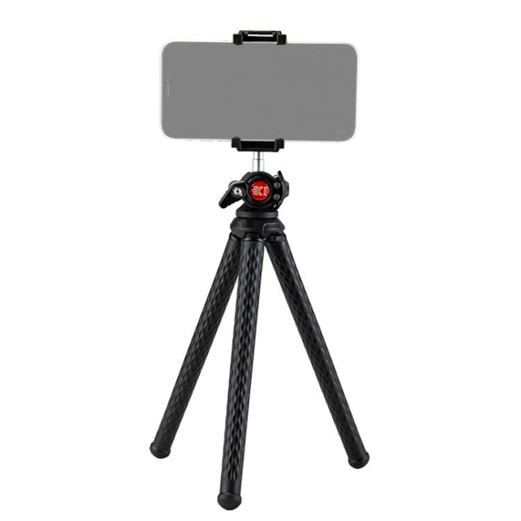 Fotopro RM-88+ Octopus Flexible Mini Desktop Tripod Mount with Phone Clamp (Black)
