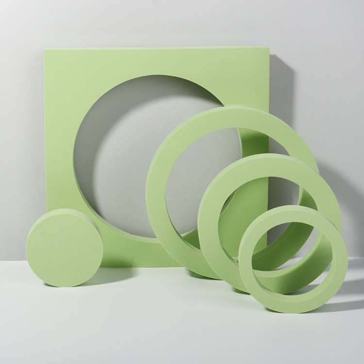 Round Combo Kits Geometric Cube Solid Color Photography Photo Background Table Shooting Foam Props (