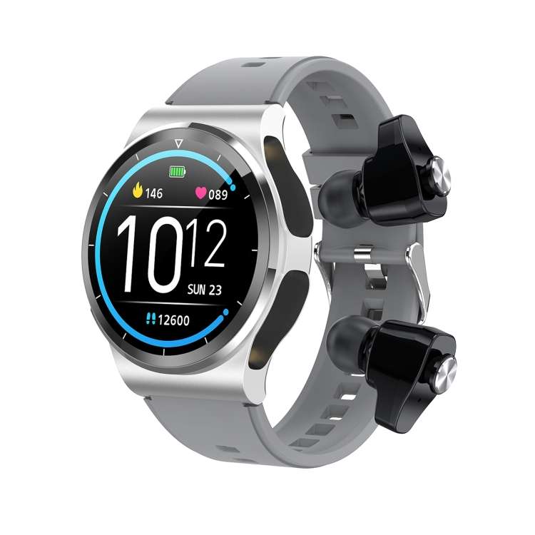 GT69 1.3 inch IPS Touch Screen IP67 Waterproof Bluetooth Earphone Smart Watch, Support Sleep Monitor