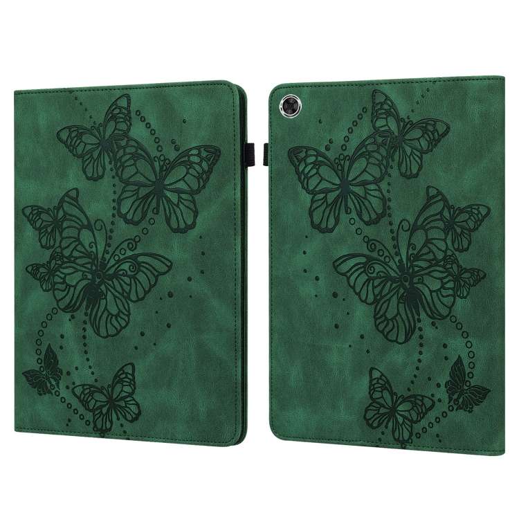 For Lenovo Tab M10 Plus / Tab M10 FHD Plus 10.3 inch TB-X606F TB-606X Embossed Butterfly Pattern Hor