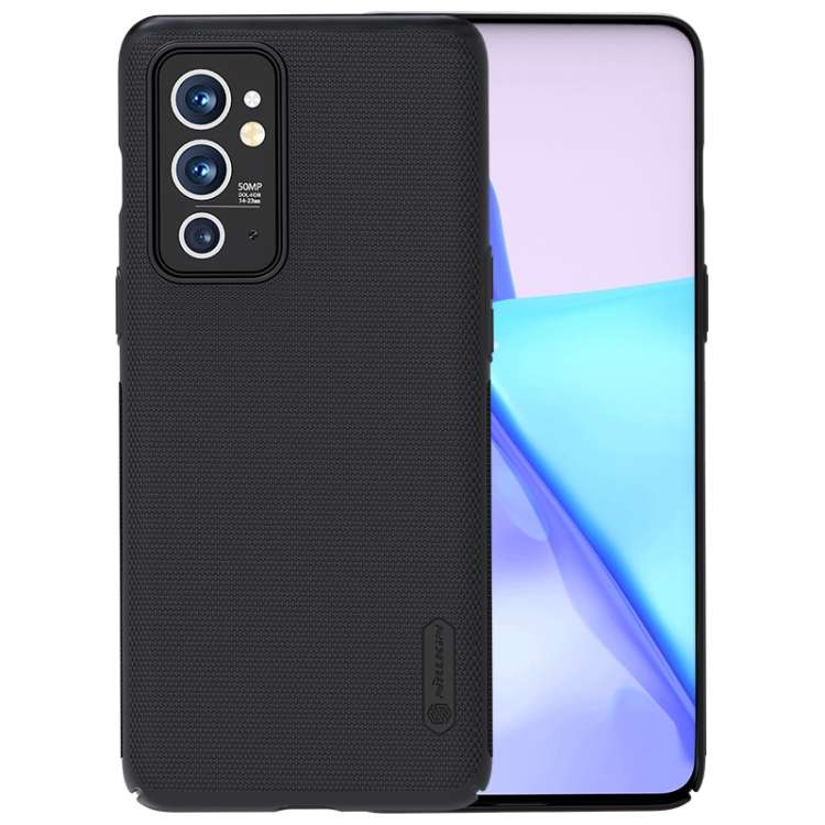For OnePlus 9RT 5G NILLKIN Frosted Concave-convex Texture PC Phone Case(Black)