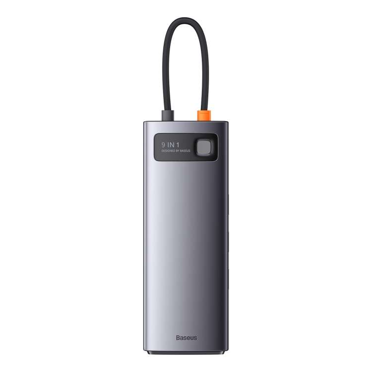 Baseus Metal Gleam Series 9 in 1 Multifunctional USB-C / Type-C HUB Docking Station