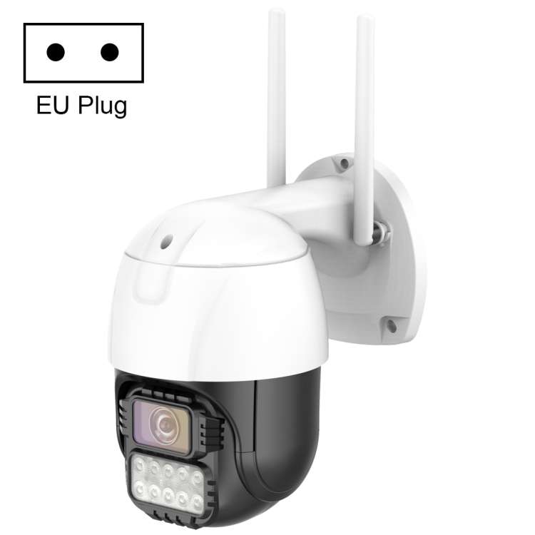 QX67 Humanoid Recognition AI Alarm WiFi Dome IP Camera, EU Plug