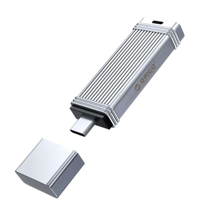 ORICO UFS Flash Drive, Read: 411MB/s, Write: 353MB/s, Memory:256GB, Port:Type-C(Silver)
