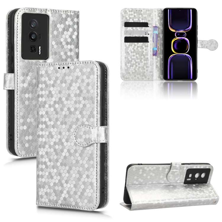 For Xiaomi Redmi K60 5G / K60 Pro / K60 Championship Edition Honeycomb Dot Texture Leather Phone Cas