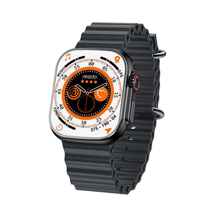 Yesido IO20 2.03 inch IP67 Waterproof Smart Watch, Support Heart Rate / Blood Oxygen Monitoring(Blac