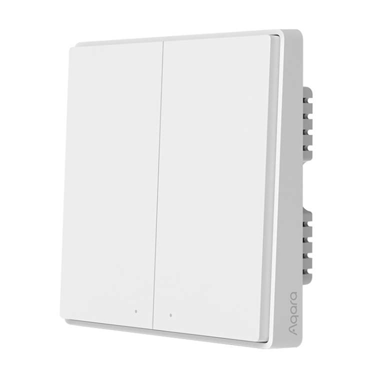 Original Xiaomi Youpin Aqara Smart Wall Switch D1, Single FireWire Double Button Version