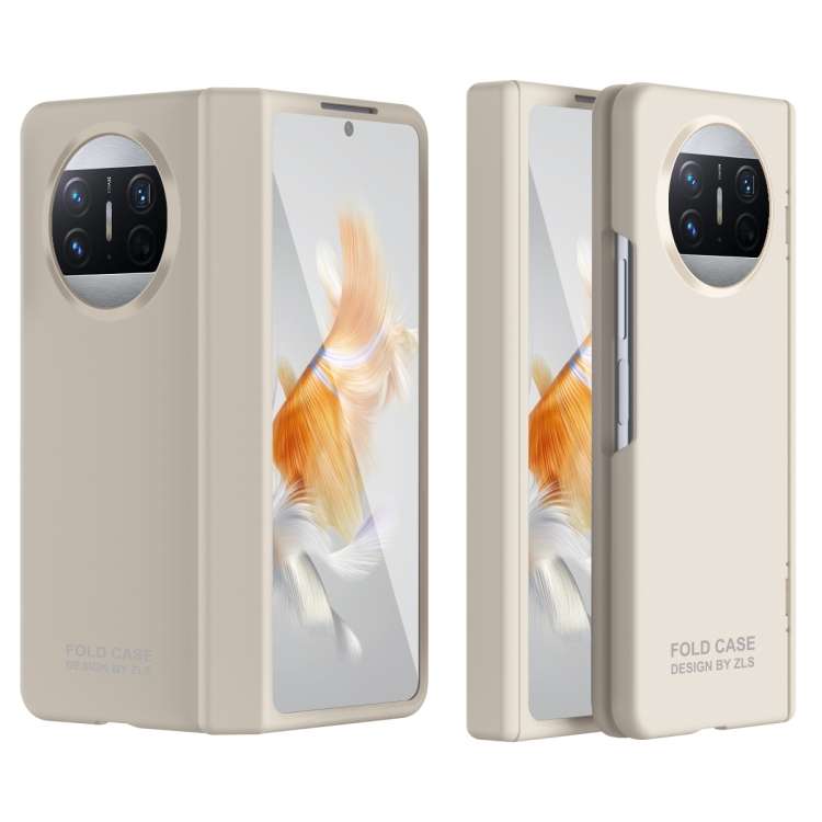 For Huawei Mate X3 Extraordinary Series Hinged Folding Full Phone Case(White)