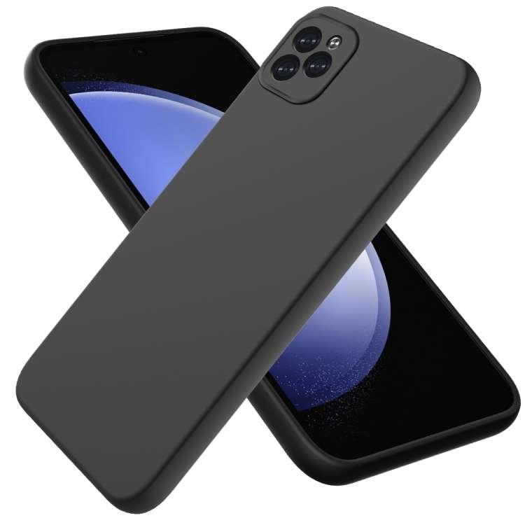 For Hisense U964 Pure Color Liquid Silicone Shockproof Phone Case(Black)