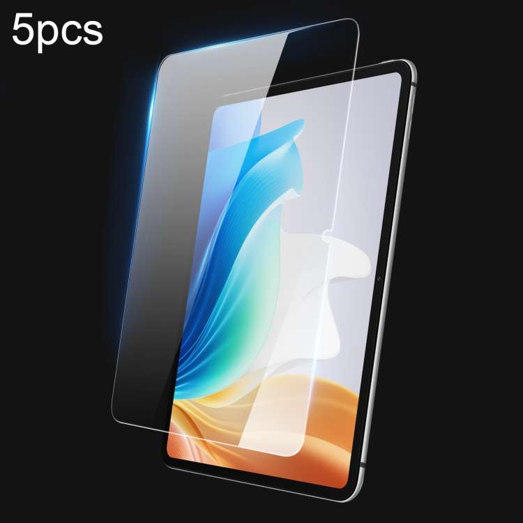 For OPPO Pad Neo/Pad Air2/OnePlus Pad Go 5pcs DUX DUCIS 0.33mm 9H HD Full Screen Tempered Glass Film
