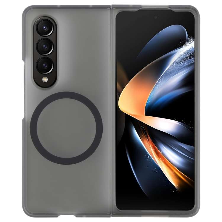 For Samsung Galaxy Z Fold4 MagSafe All-Inclusive Shockproof PC Phone Case(Frosted Black)