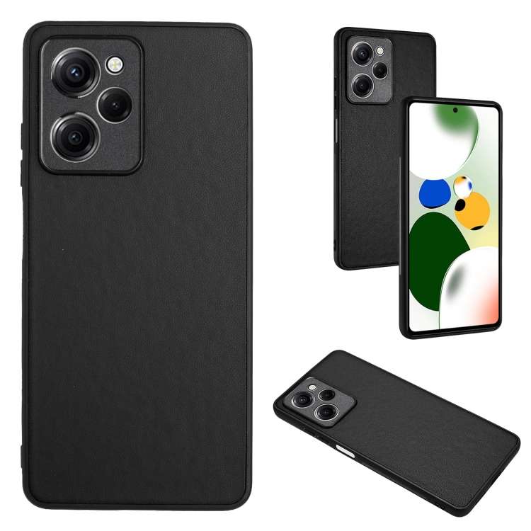 For Xiaomi Redmi Note 12 Pro Speed R20 Leather Pattern Phone Single Case(Black)