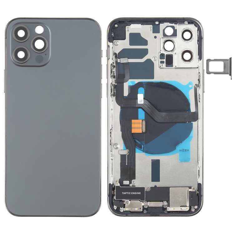 Battery Back Cover Assembly (with Side Keys & Speaker Ringer Buzzer & Motor & Camera Lens & Card Tr