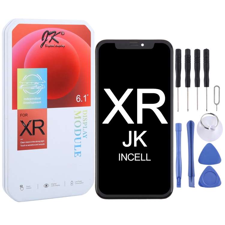 JK TFT LCD Screen for iPhone XR with Digitizer Full Assembly(Black)