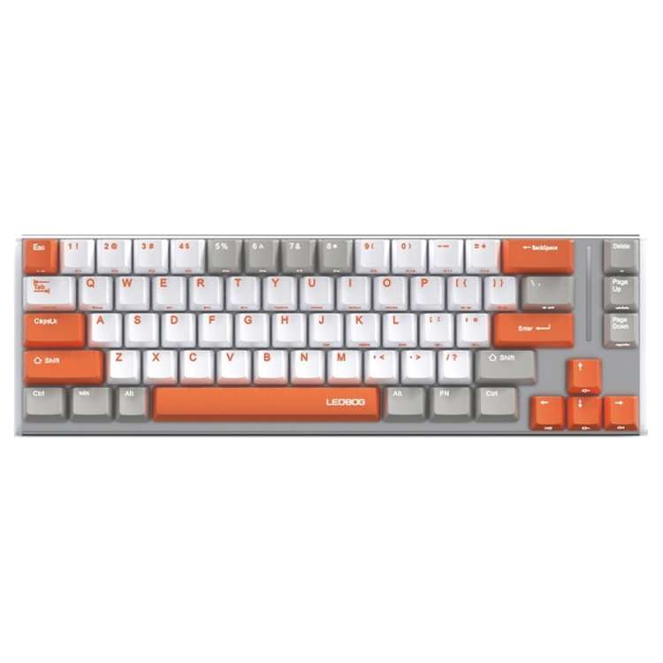 LEOBOG K67 2.4G Bluetooth Wireless RGB Three Mode Customized Mechanical Keyboard, Ice Crystal Switch