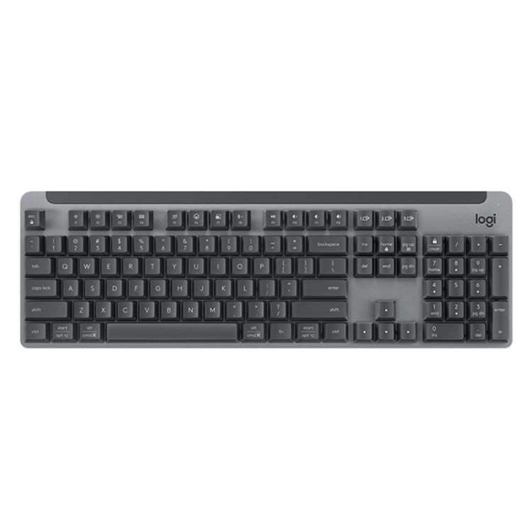 Logitech K865 104 Keys Wireless Bluetooth Mechanical Keyboard, Red Shaft (Black)