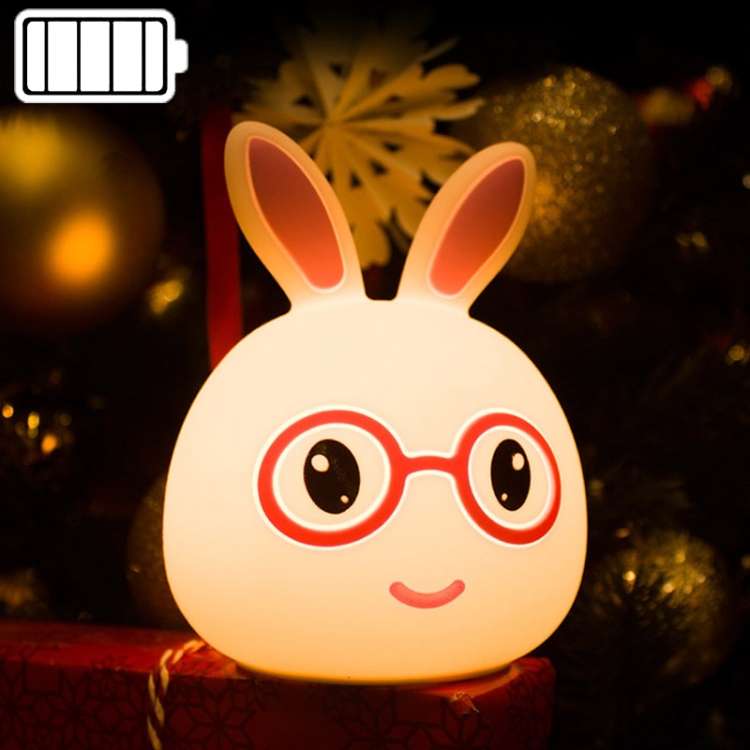 Cartoon Colorful Changing Touch Pat Sensor Night Light, Creative Battery Powered LED Decoration Lamp