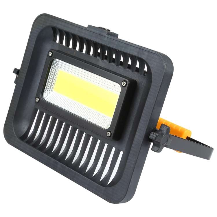 W829 50W COB LED Multifunctional Outdoor Work Light Rechargeable Floodlight with Portable Stand, US
