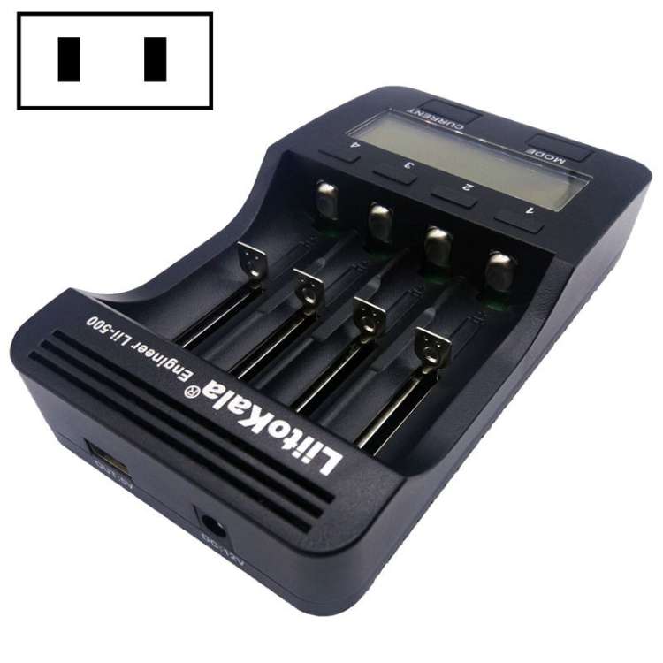 LiitoKala lii-500 Lithium Battery Charger for Li-ion IMR 18650, 26650, 16340, 14500, 10440, 18500, U