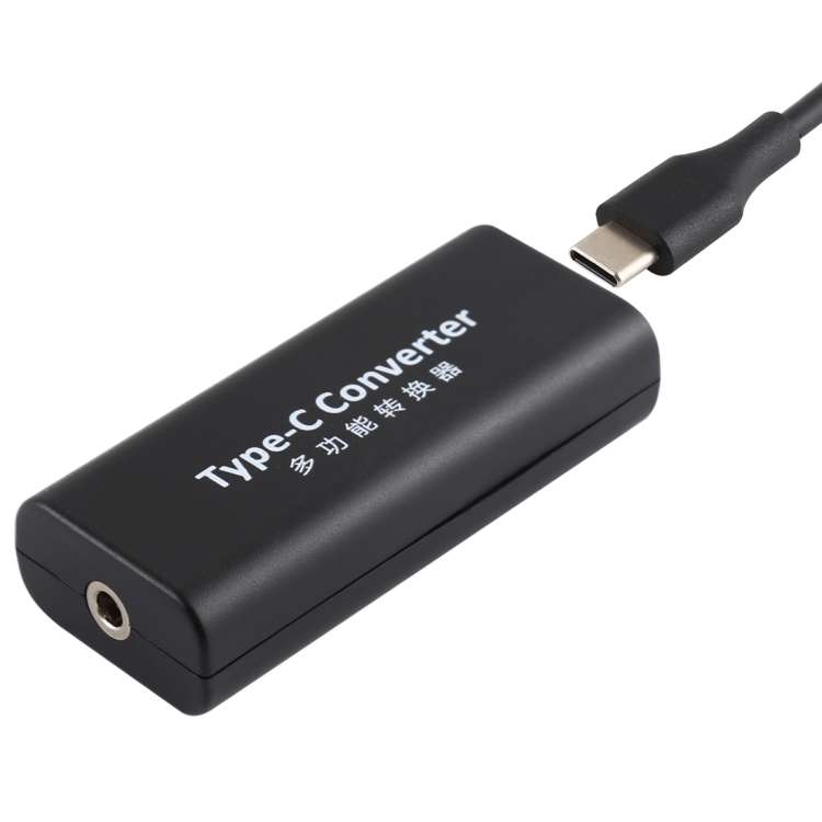 DC 4.0 x 1.7mm Power Jack Female to USB-C / Type-C Female Power Connector Adapter with 15cm USB-C /