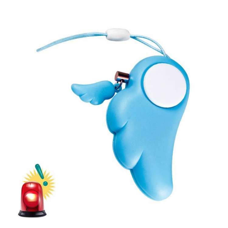 Angel Wing Anti-rape Device Personal Alarm, Self-defense Defend Wolf, Mini Alarm with 90dB Alarm Sou
