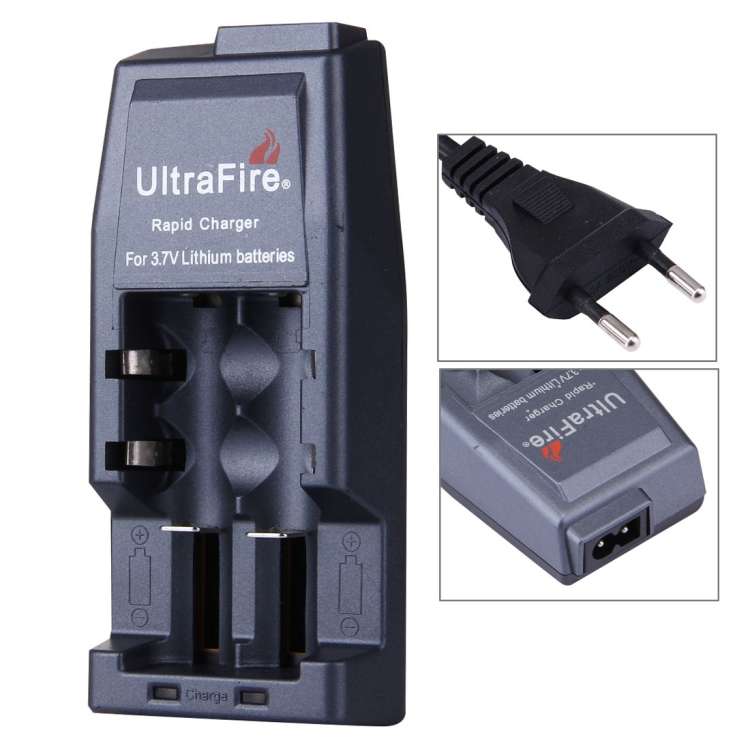 UltraFire Rapid Battery Charger 14500 / 17500 / 18500 / 17670 / 18650, Output: 4.2V / 450mA , EU Plu